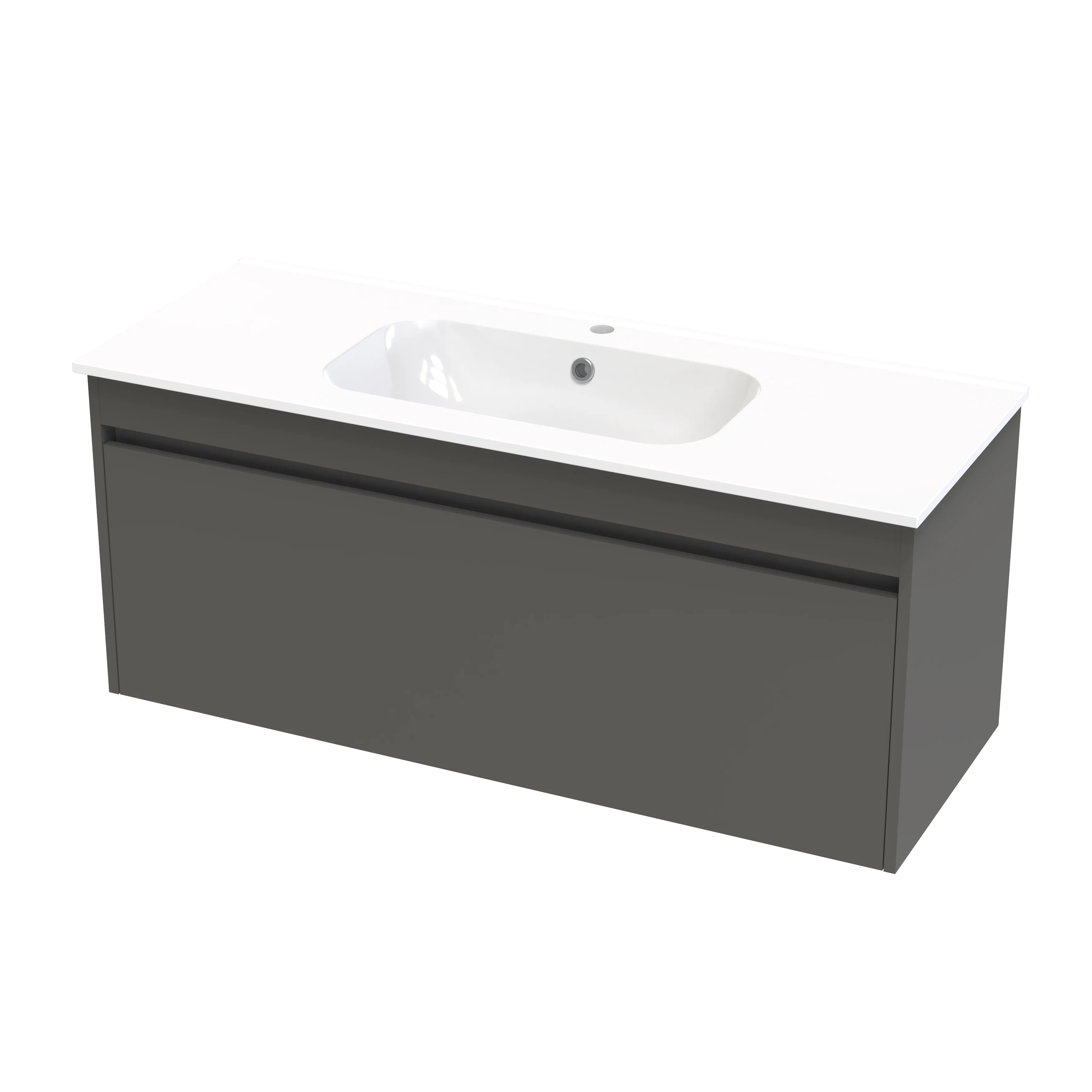 Nera Syrtari 1215 1 Drawer Wall Vanity