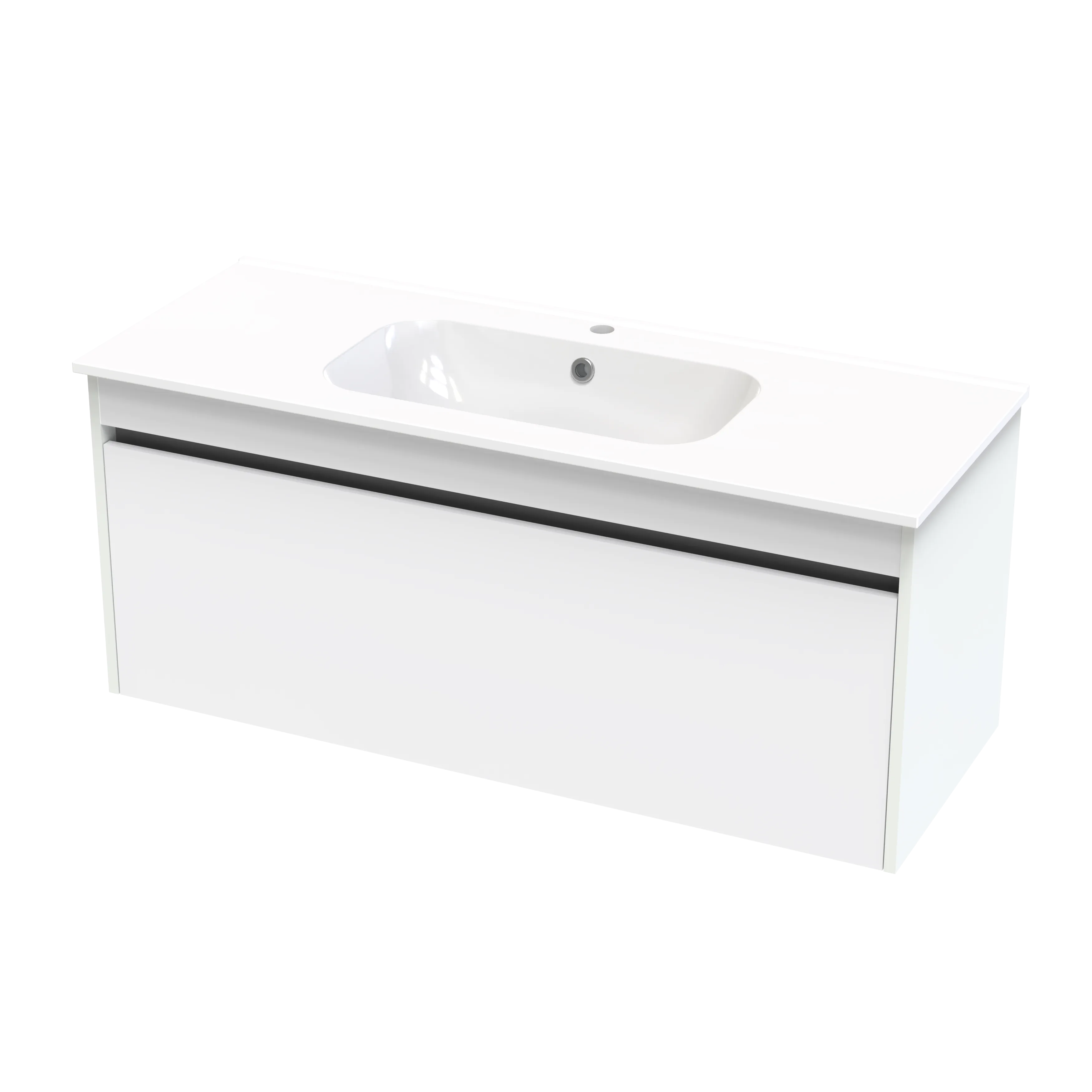 Nera Syrtari 1215 1 Drawer Wall Vanity