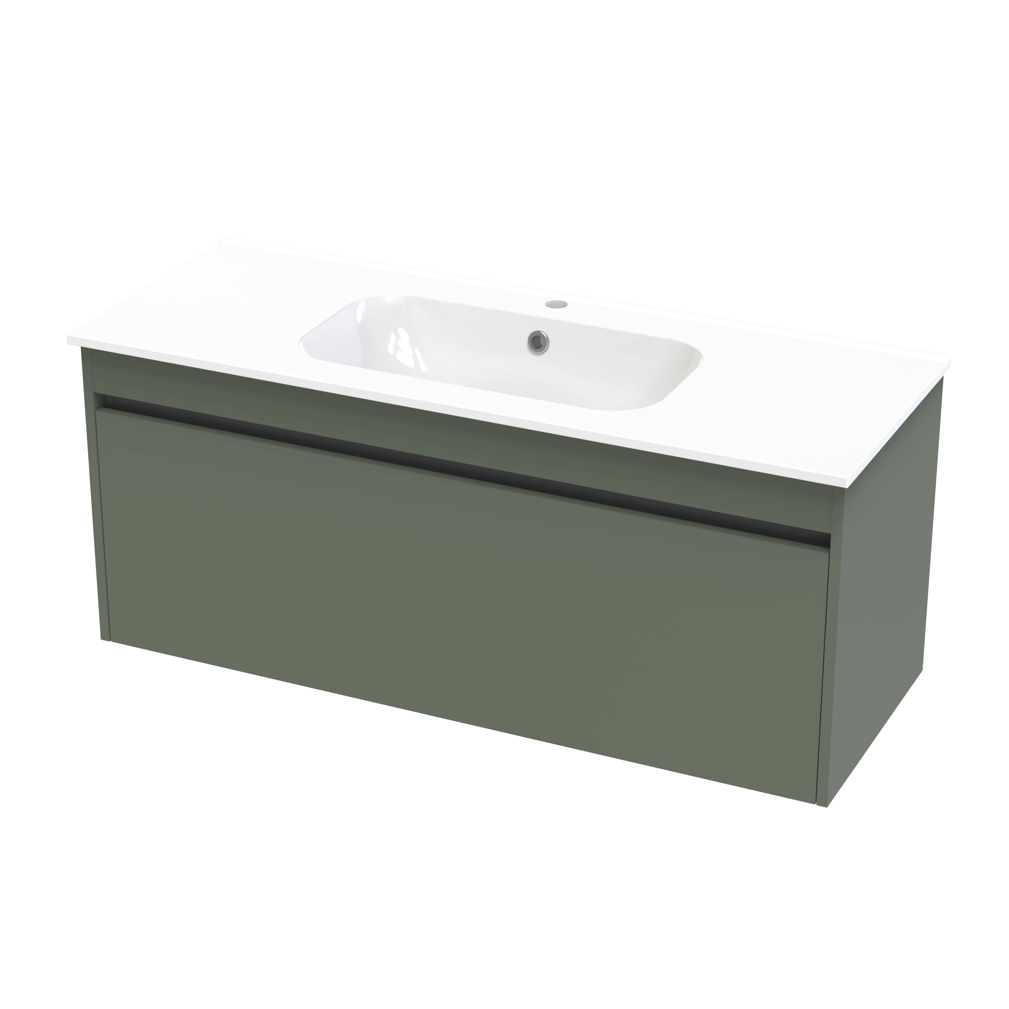 Nera Syrtari 1215 1 Drawer Wall Vanity