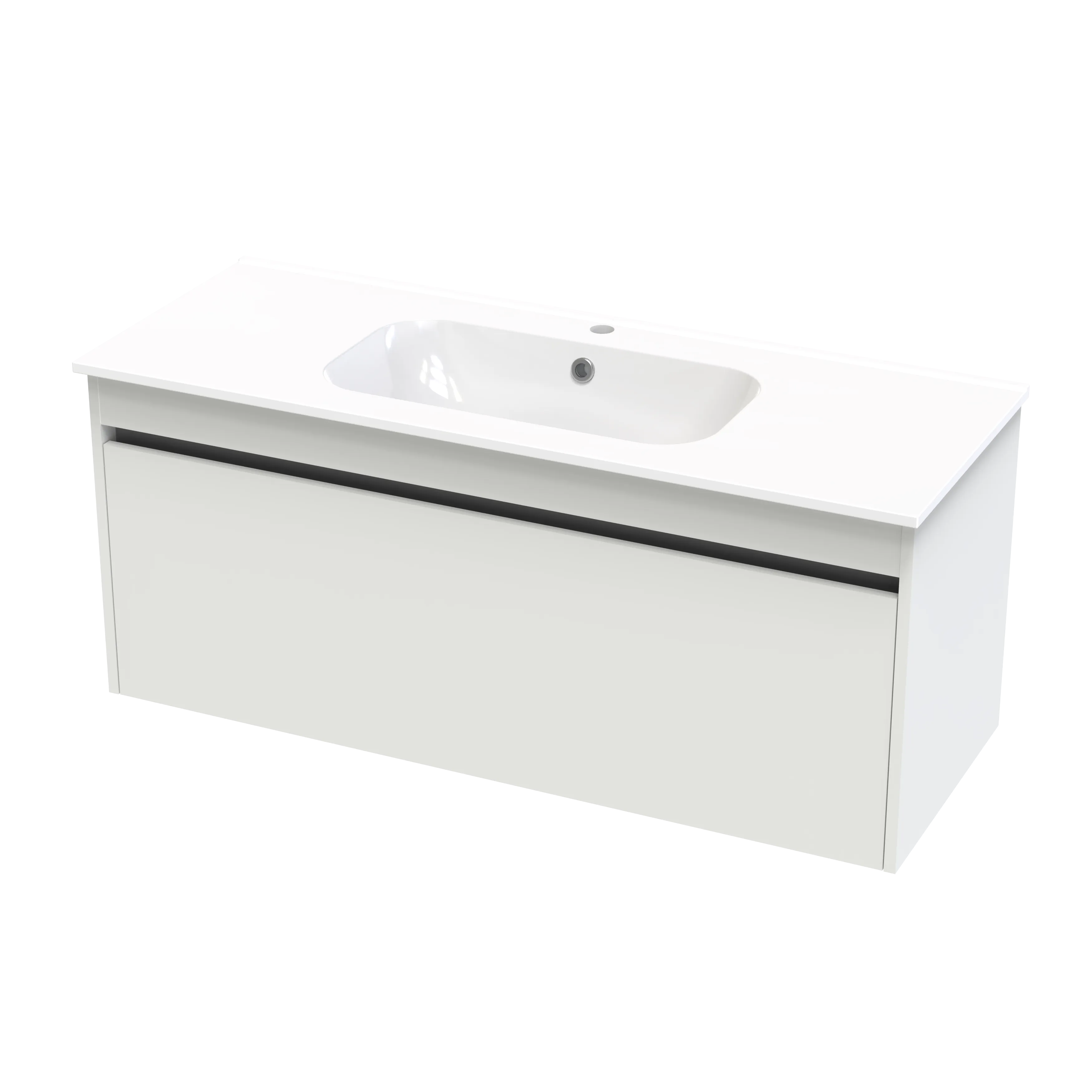 Nera Syrtari 1215 1 Drawer Wall Vanity