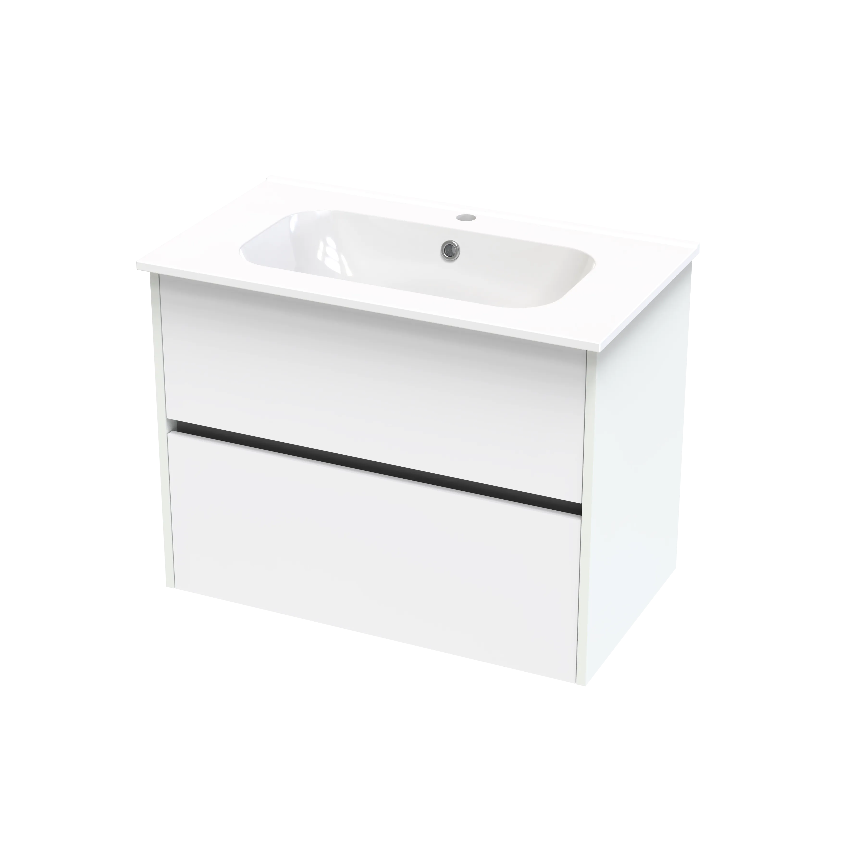 Nera Syrtari 815 2 Drawer Wall Vanity