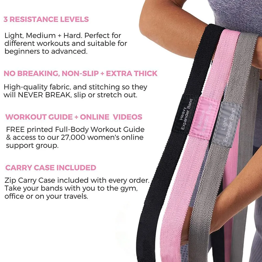Non-Slip 3pcs Resistance Band