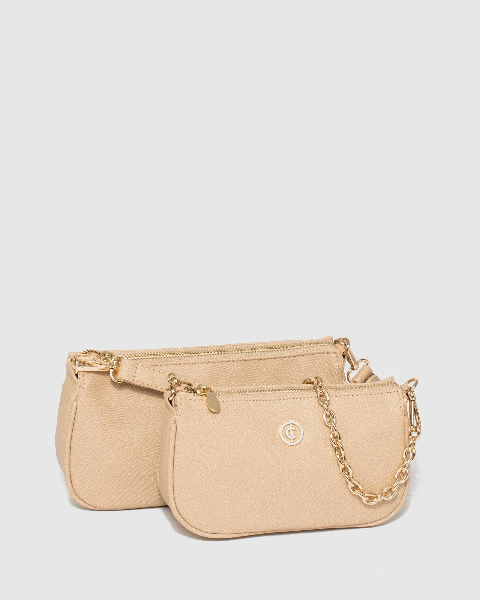 Nude Vivian Chain Crossbody Bag