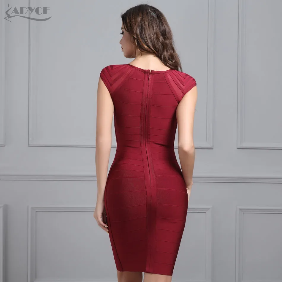 O Neck Short Sleeve Mesh Hot Dress
