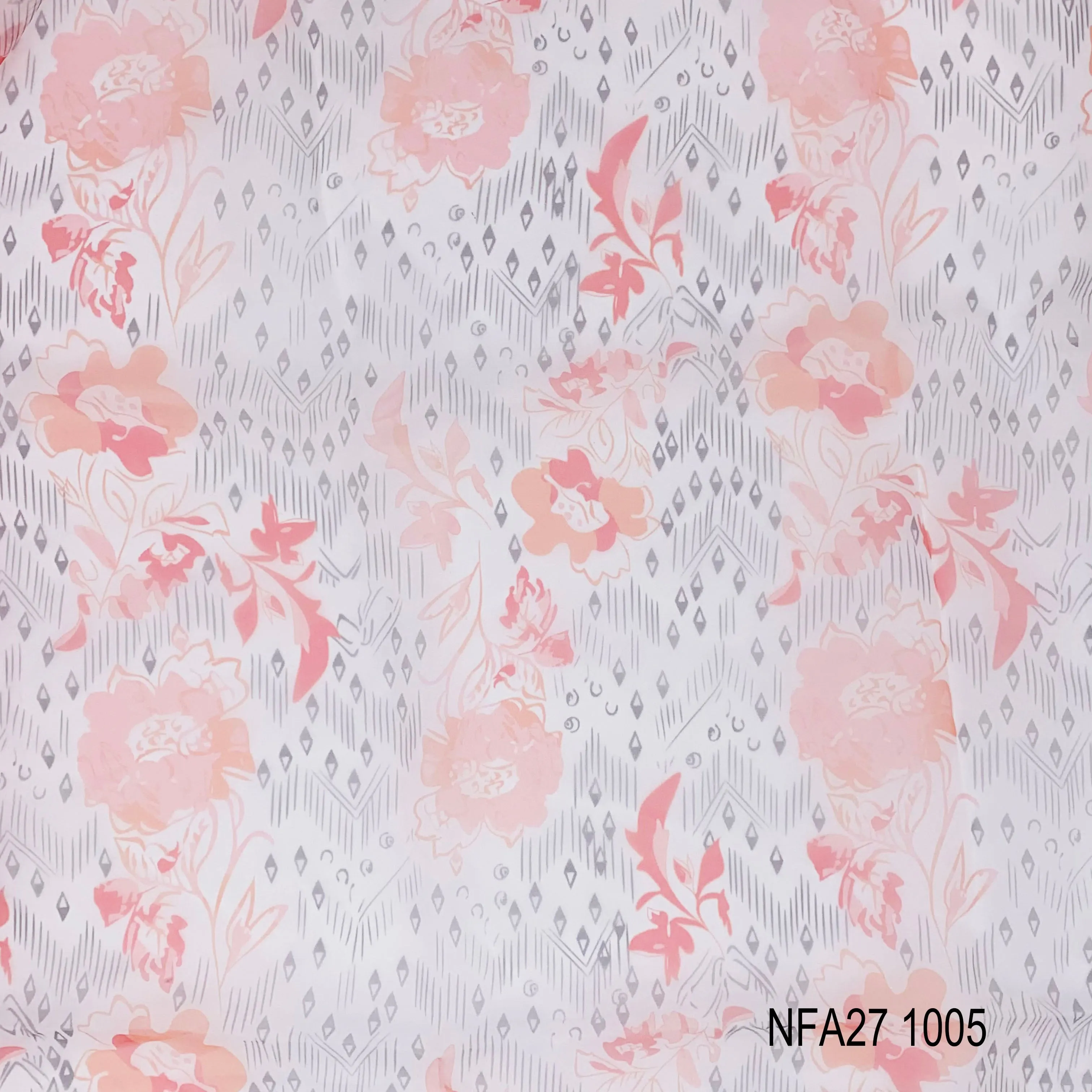 OEKO-TEX BSCI Wholesale Chiffon Fabric for Designs NFA271004/NFA271005