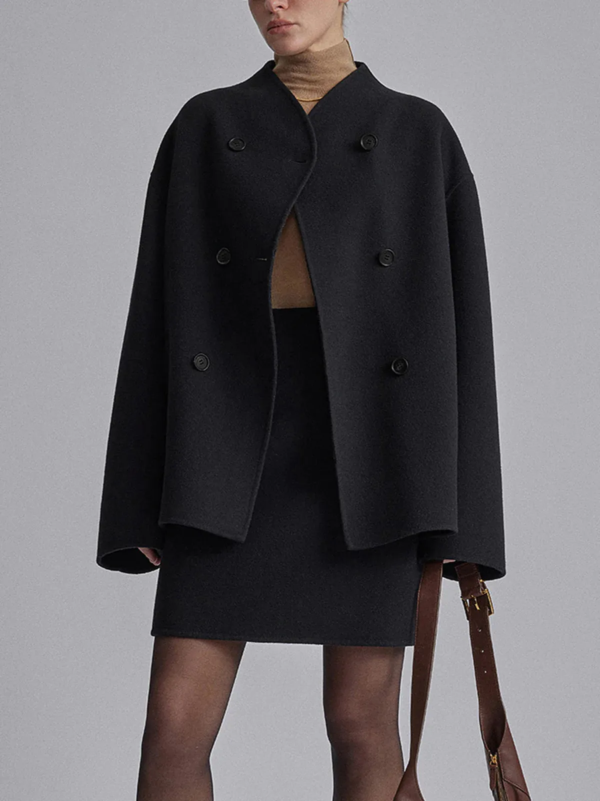 Oversized Charming Button-Down Jacket