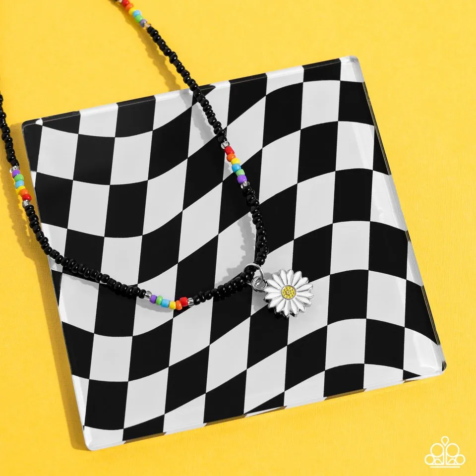 Paparazzi Necklace ~ Charming Chance - Black
