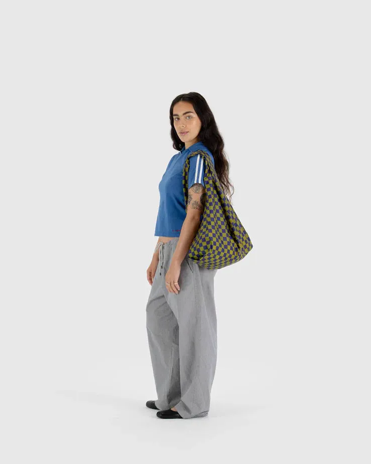 Pear Navy Check Standard Bag