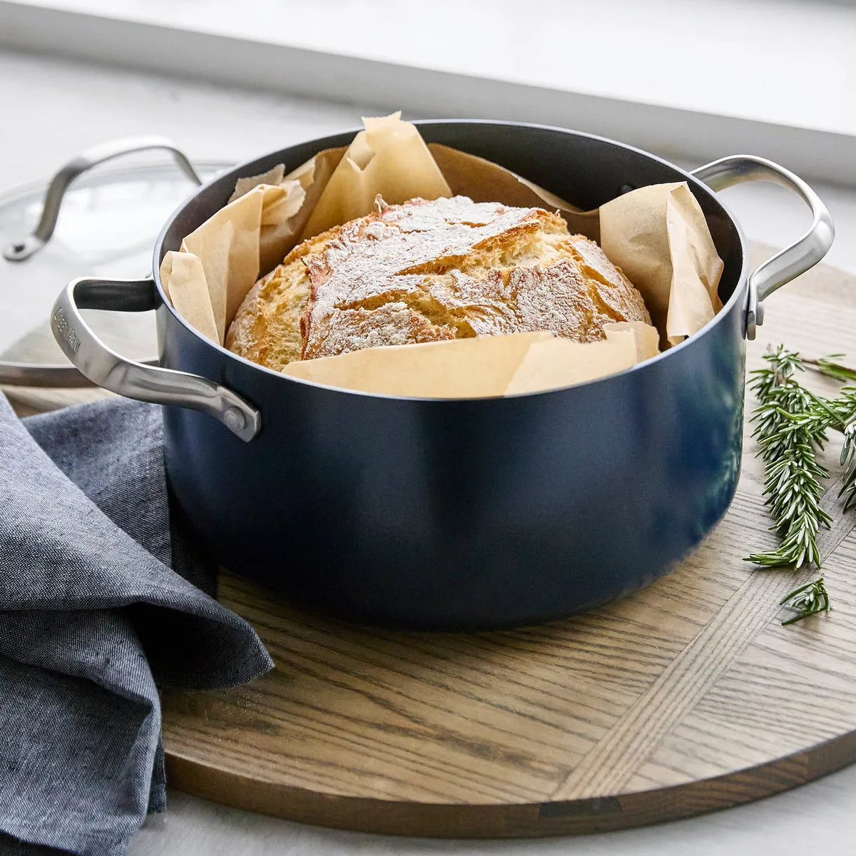 Performance Pro Ceramic Nonstick 5.5-Quart Stockpot with Lid