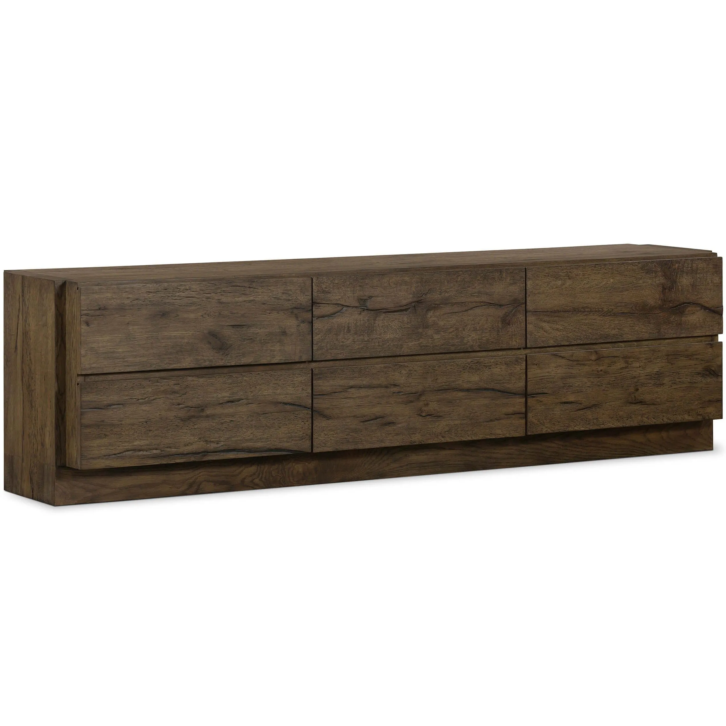 Perrin Media Console, Rustic Fawn
