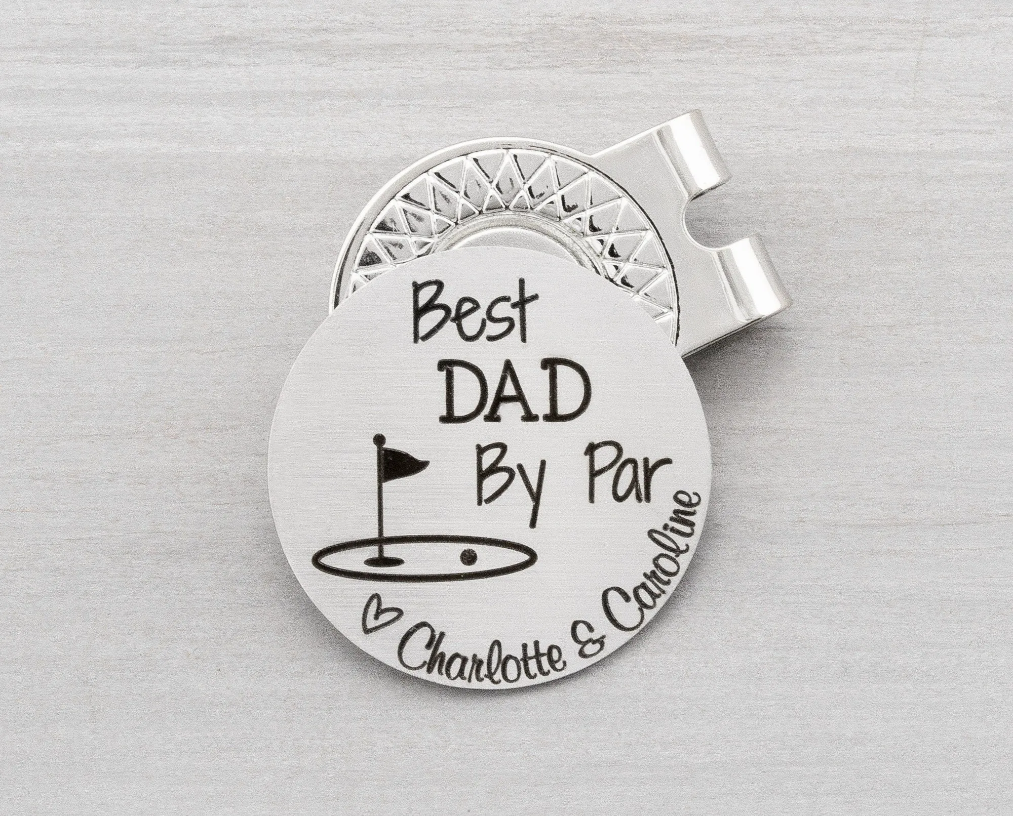 Personalized Golf Ball Marker Best Dad By Par