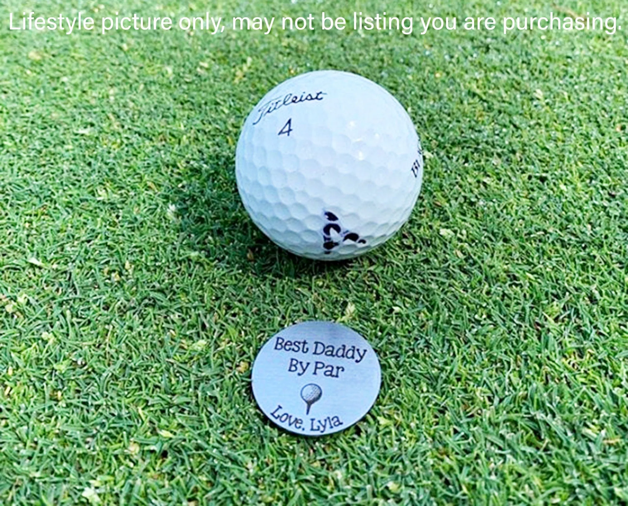 Personalized Golf Ball Marker Best Dad By Par
