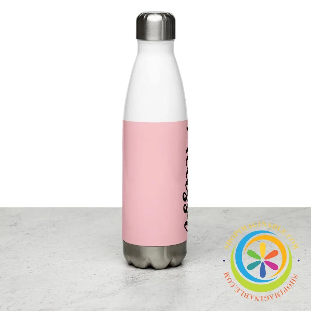Personalized Water Bottle Color & Name