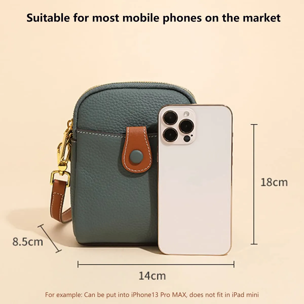 Phone Bag For Women Leisure Shopping Crossbody Wallet Coin Purse