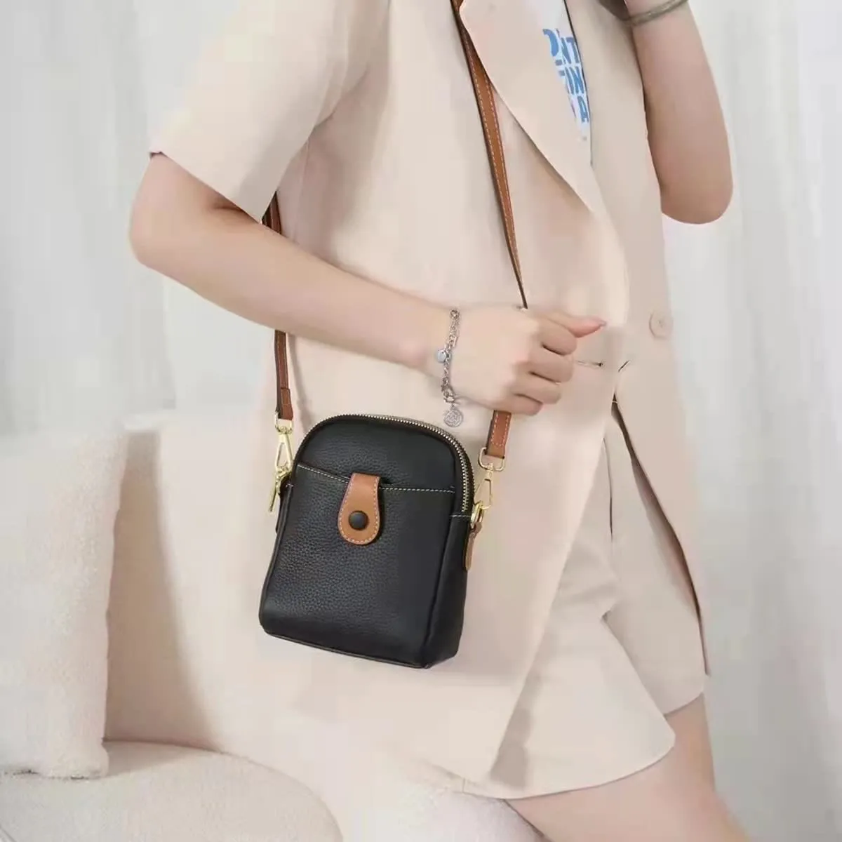 Phone Bag For Women Leisure Shopping Crossbody Wallet Coin Purse