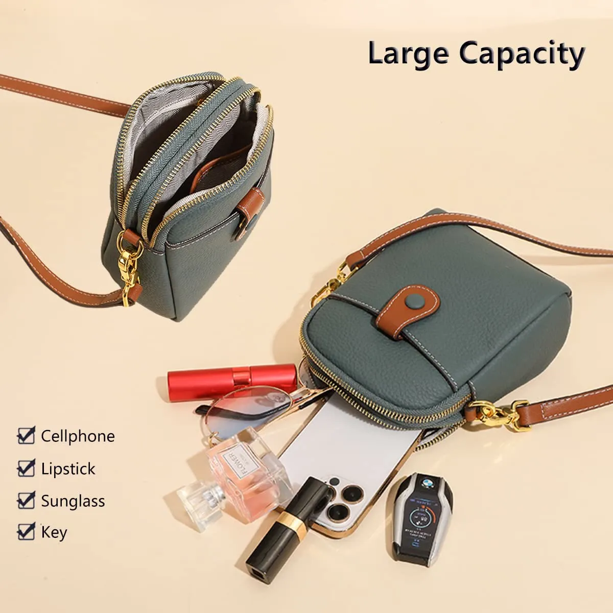 Phone Bag For Women Leisure Shopping Crossbody Wallet Coin Purse