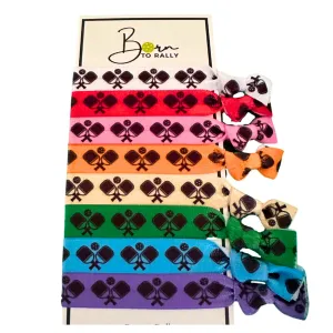 Pickleball Hair Ties - Multi Colored