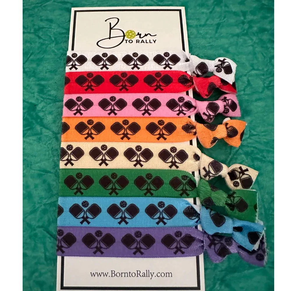 Pickleball Hair Ties - Multi Colored