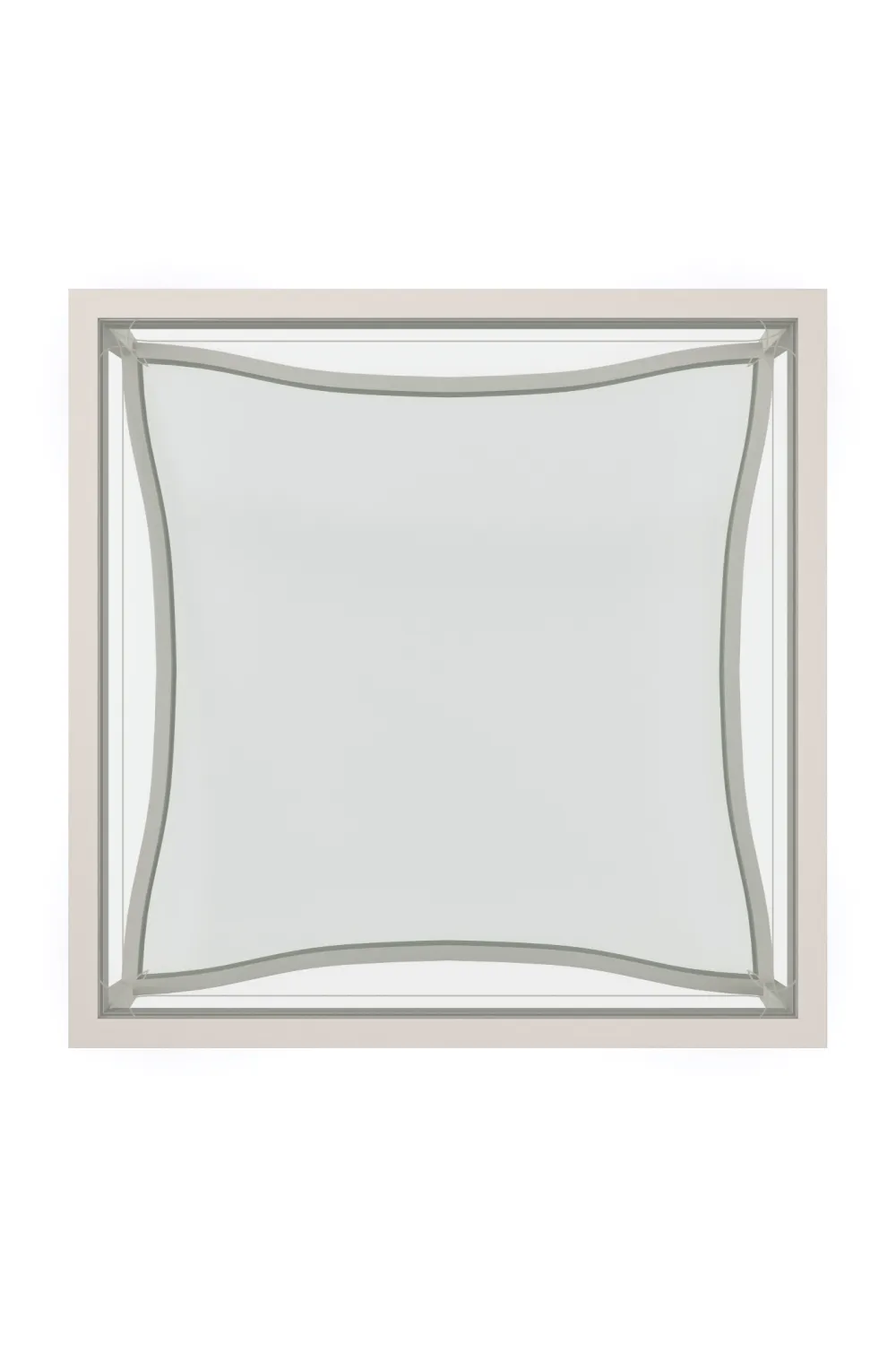 Pinstripe Glass Cocktail Table | Caracole Charming