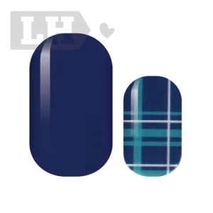 Plaid Charming Nail Wraps