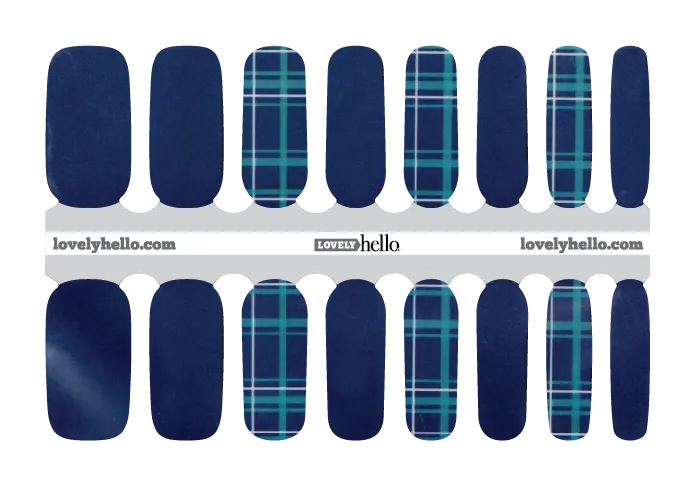 Plaid Charming Nail Wraps