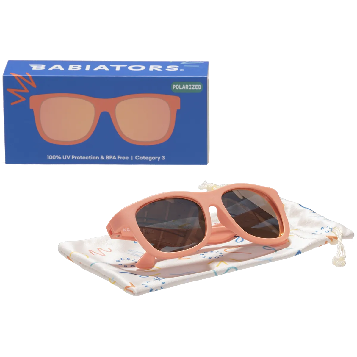 Polarised Navigators - Perfectly Papaya/Peach Mirror