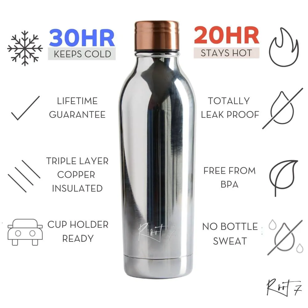 Polished Steel Water Bottle