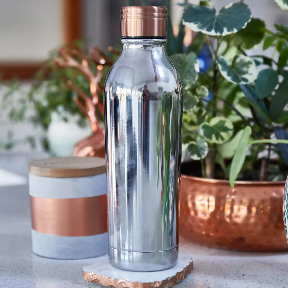 Polished Steel Water Bottle