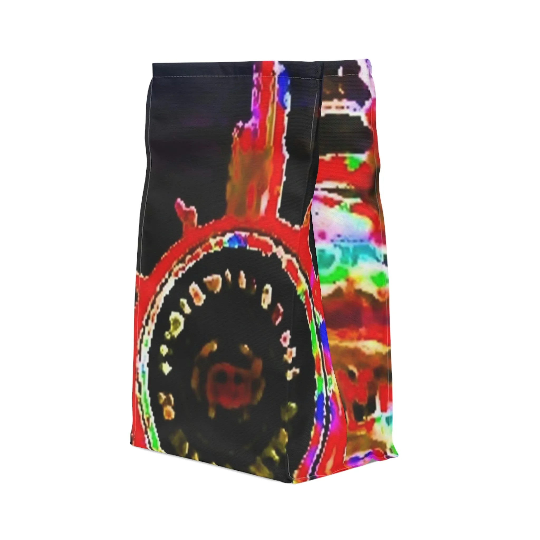 Polyester Lunch Bag ... "No.9 Fishermen's Grotto - Fishermen's Wharf, SF, California" ... Family Archives: 1970's ... Original Works ...
