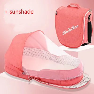 Portable Removable Folding Crib Baby Bed Mommy Bag