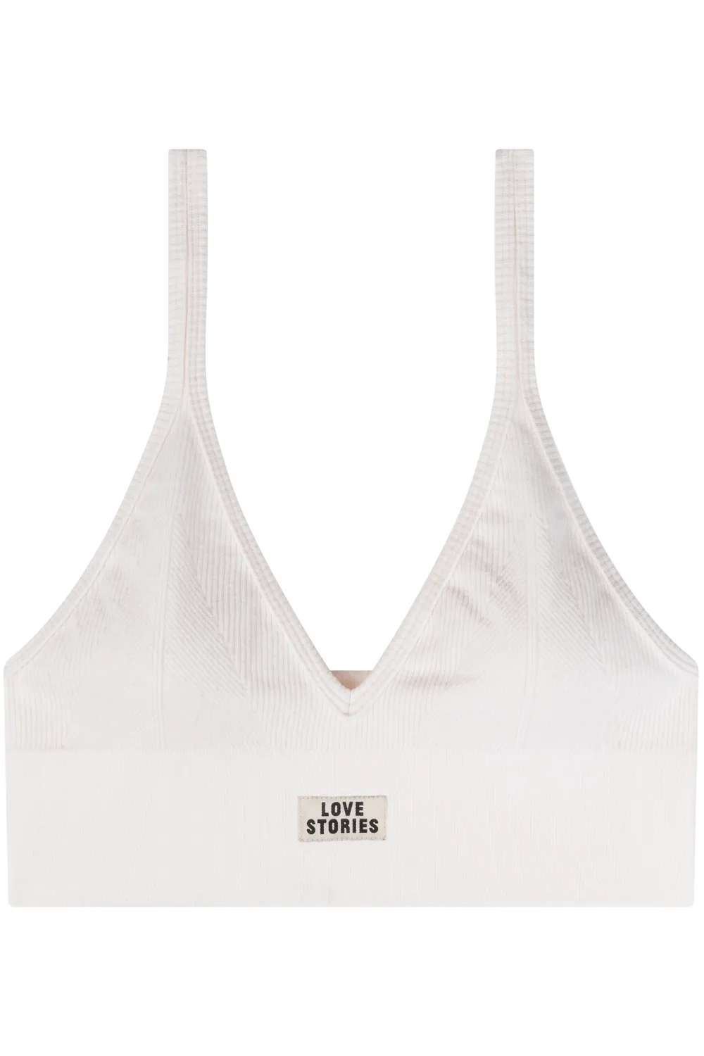 Posey Unpadded Bralette Off White