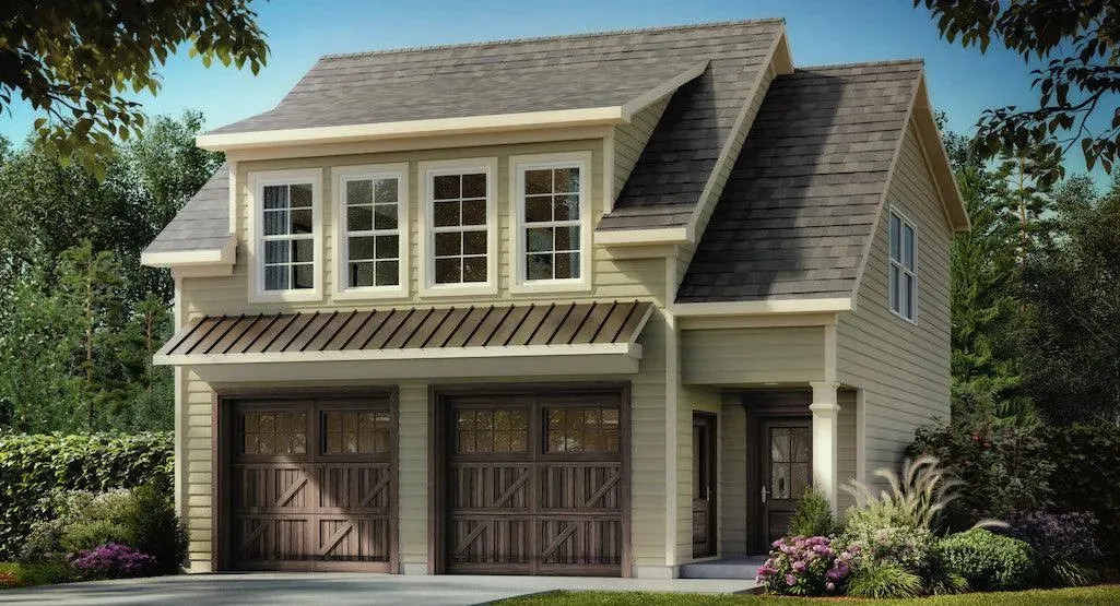 Practical Garage Apartment Plan with Spacious Living and Storage