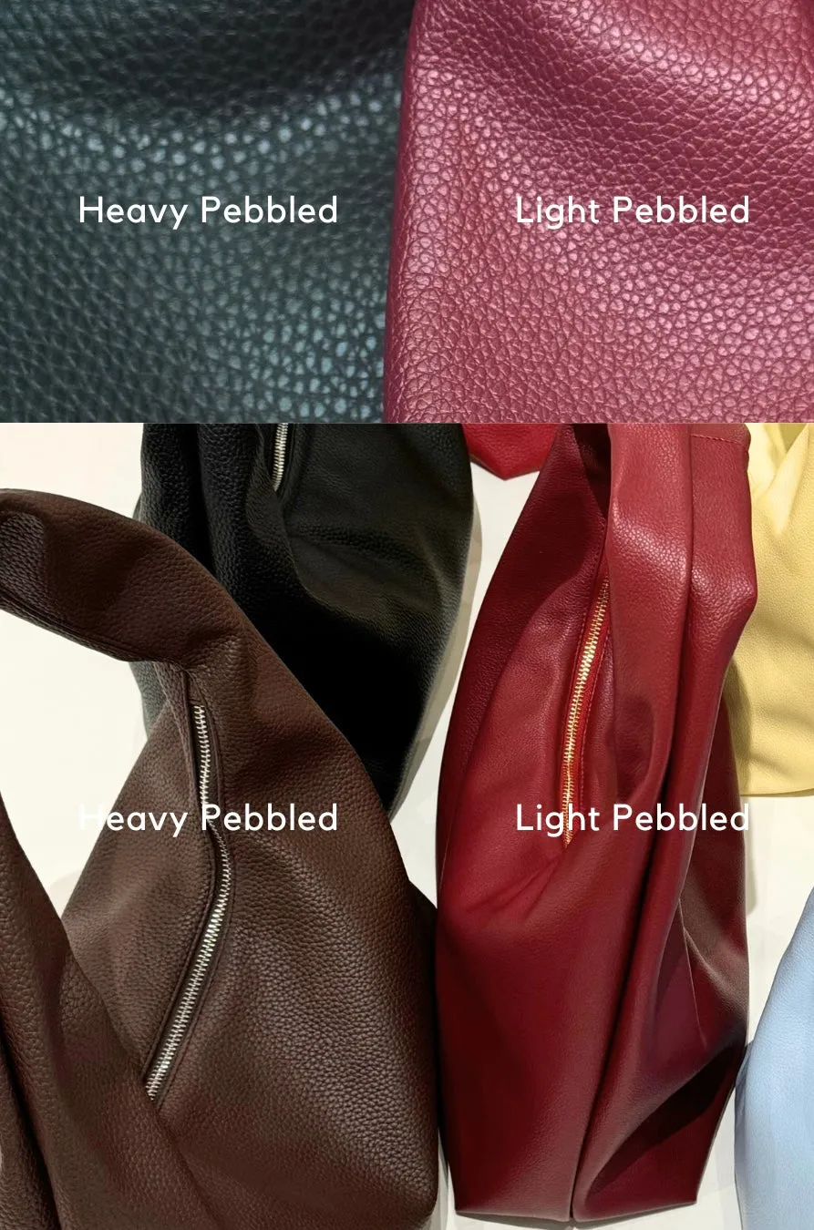 [PRE-ORDER] Medium Hobo Bag in Espresso (Heavy Pebbled)