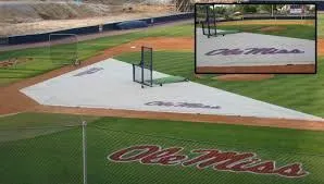 Premium MLB BP Zone® Infield Mesh Guard Turf Protector