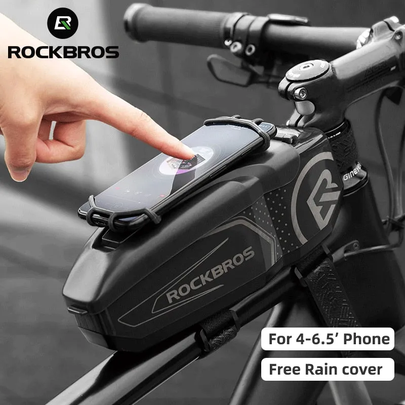 Rainproof Bike Bag For 4-6.5&#39; Front Phone Bag Special PC Hard Shell