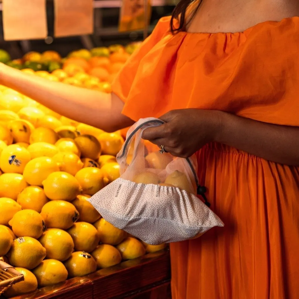 Recycled Mesh Produce Bags - 3pk