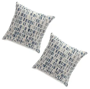 Reisa Bar Print Throw Pillow (Set of 2)