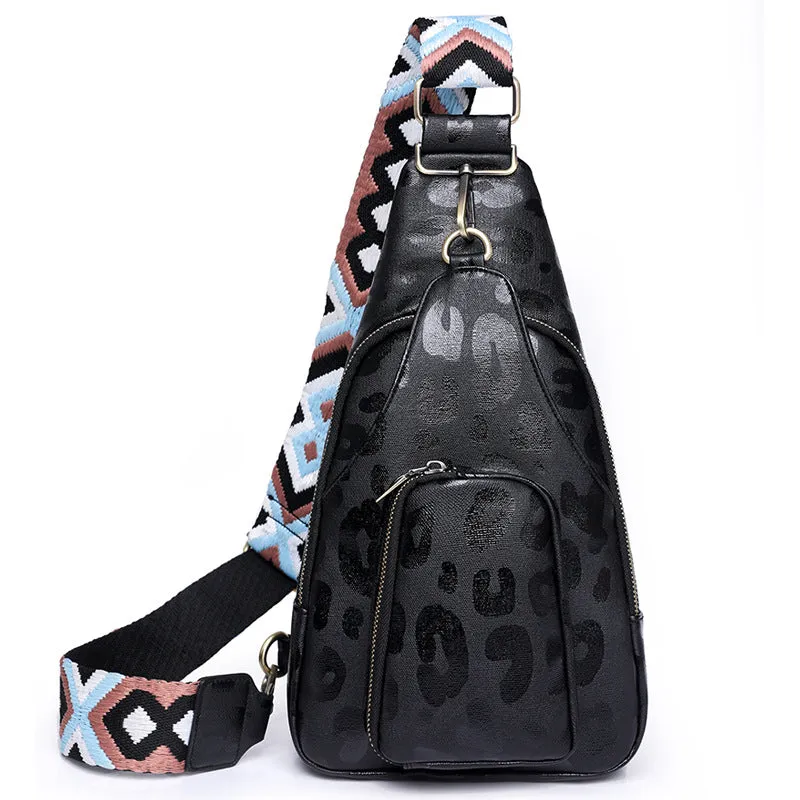 RETRO PU CROSSBODY BAG FOR WOMEN