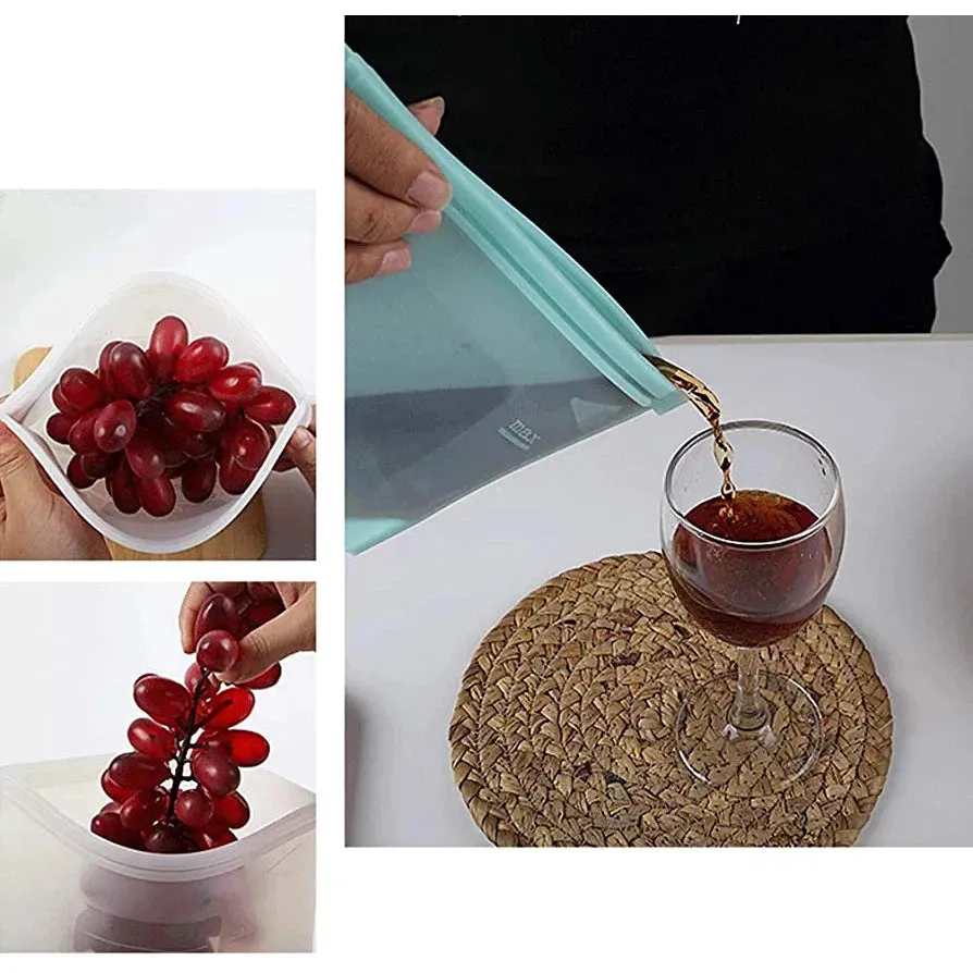 Reusable Silicone Freezer Bags 1500ml