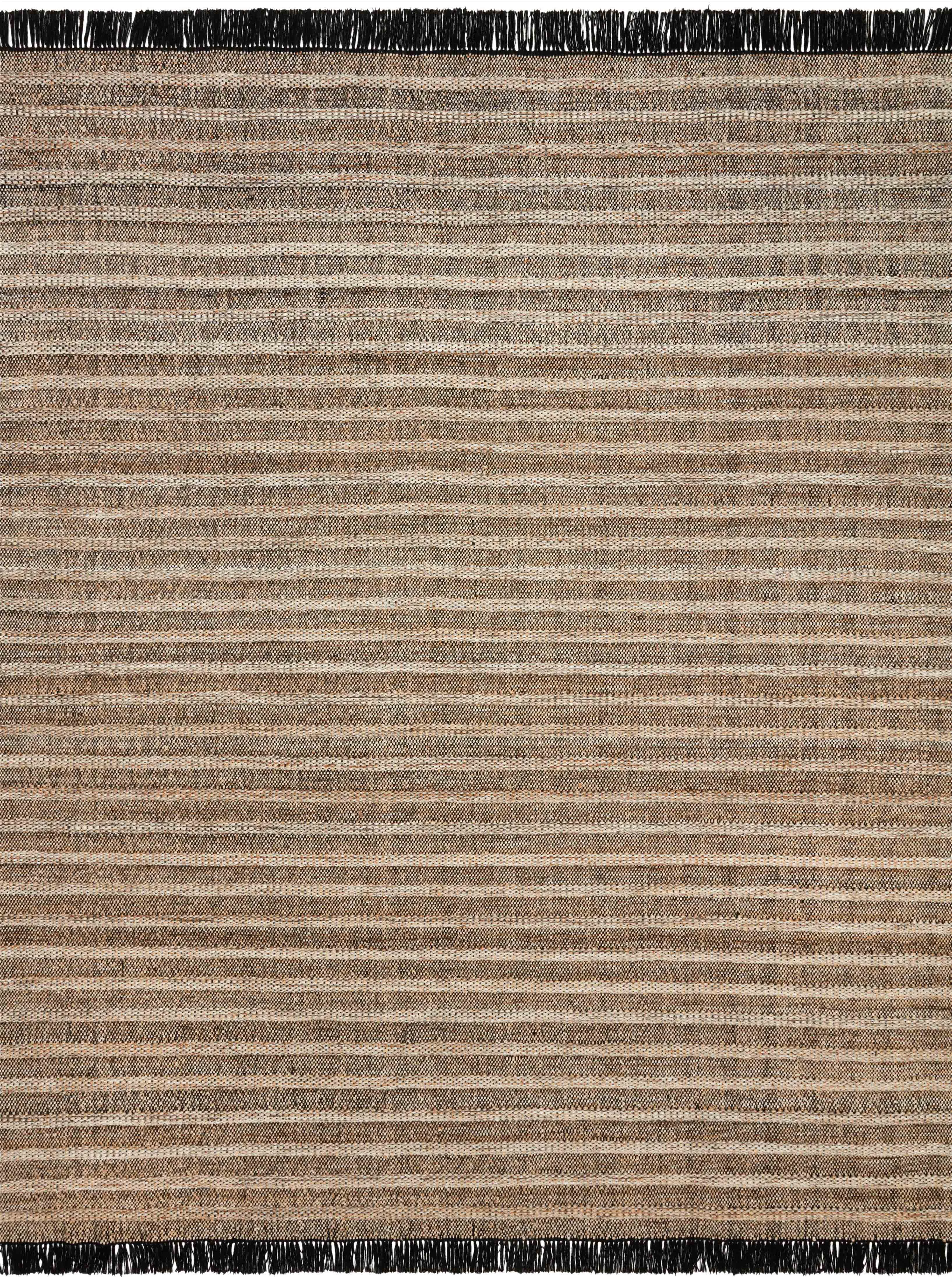 Rey Rug in Camel & Black