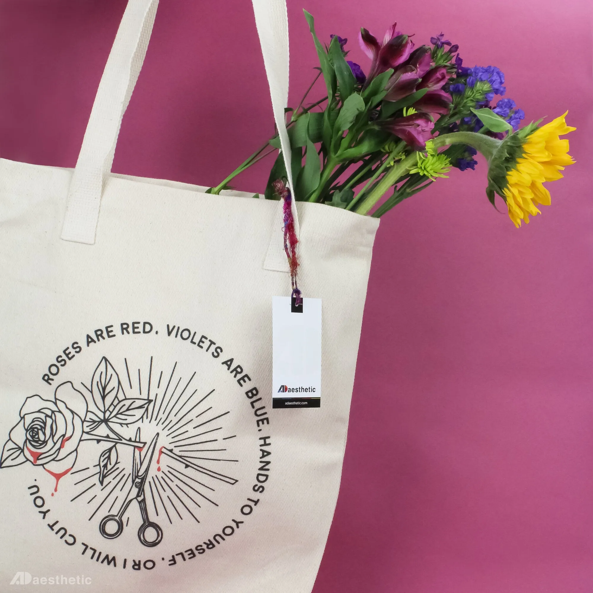 Roses Are Red Tote Bag