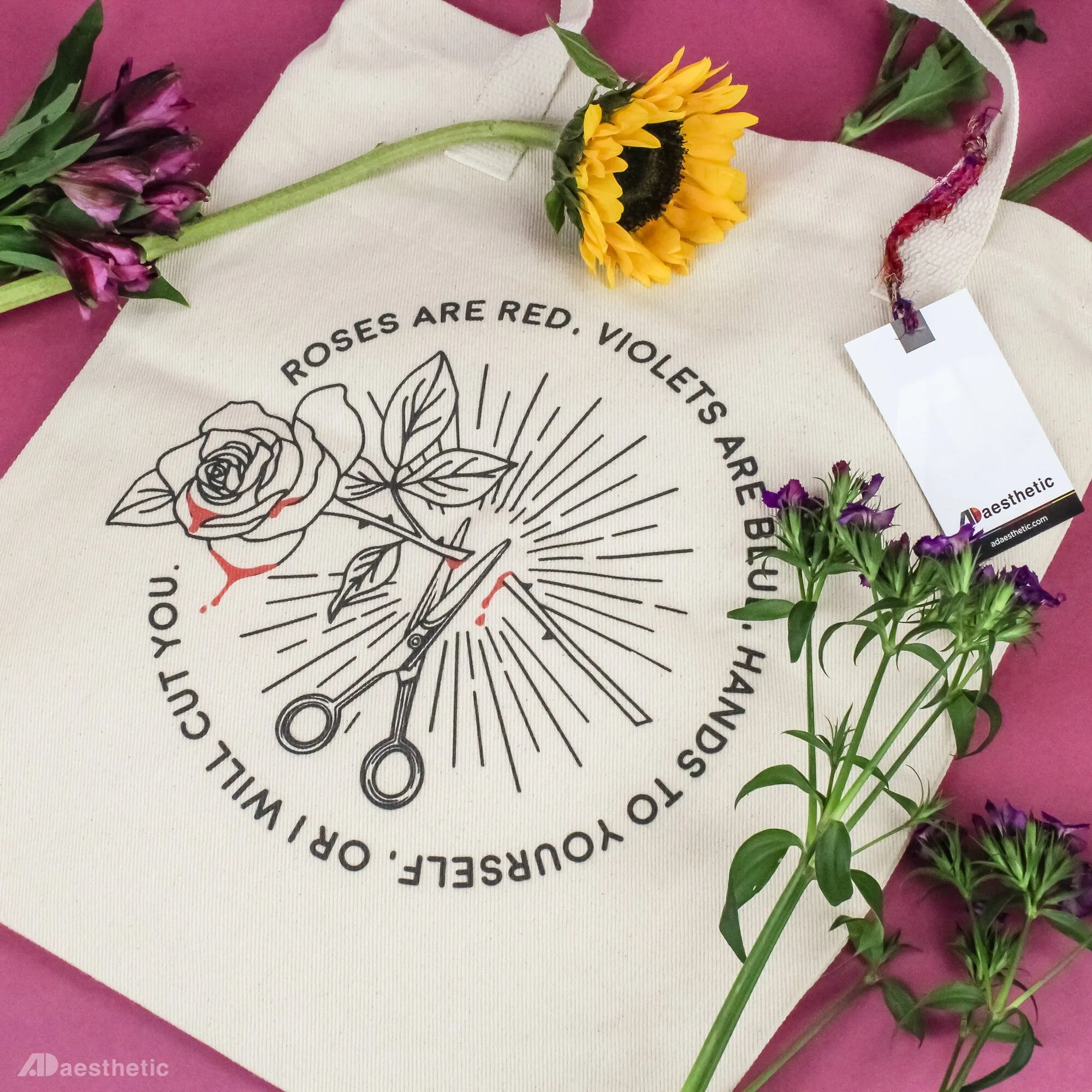 Roses Are Red Tote Bag