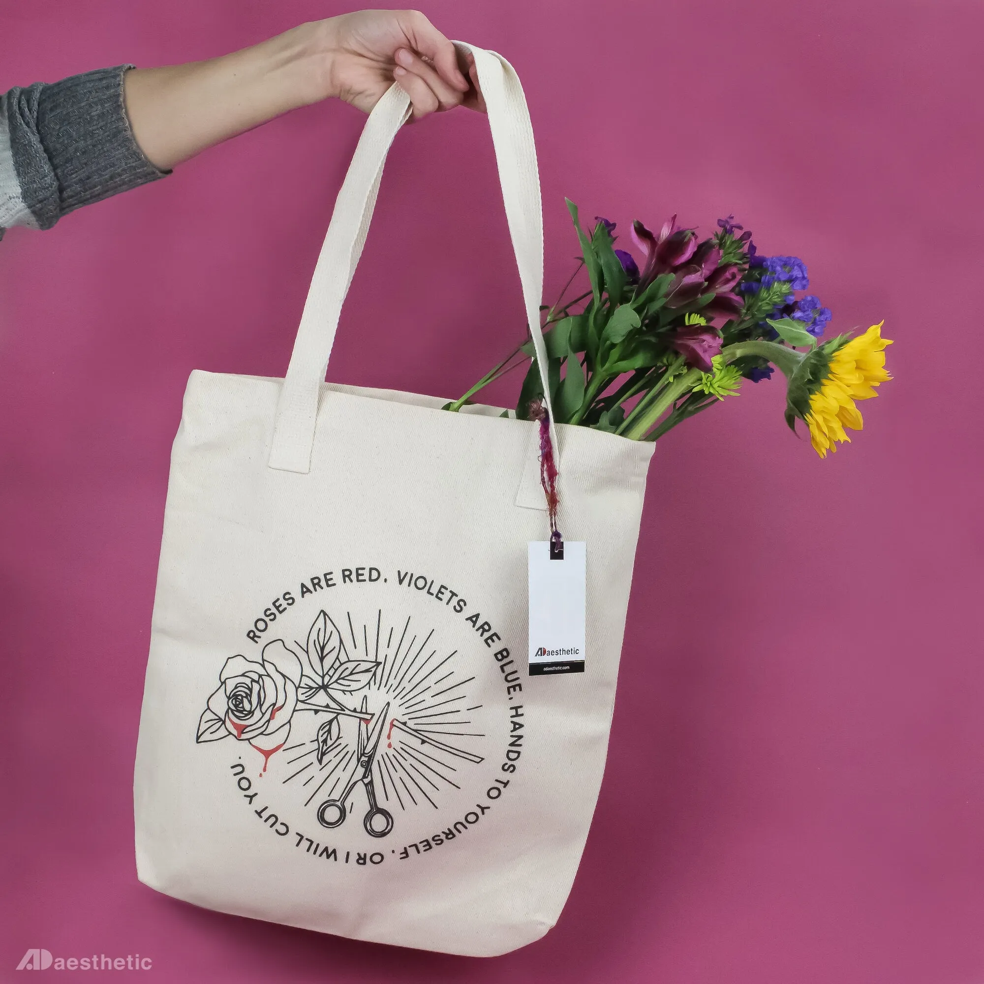 Roses Are Red Tote Bag