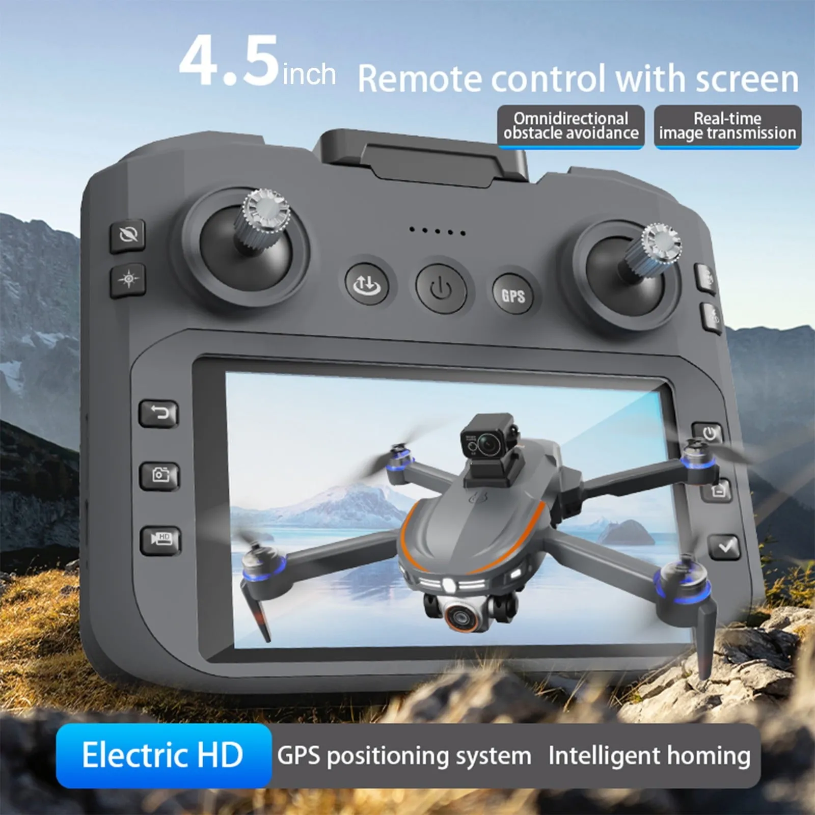 S28 BIG DISPLAY DRONE WITH LASER SENSOR 720P CAMERA