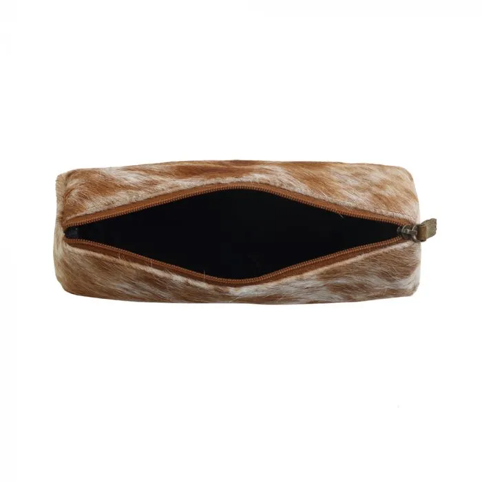 Sandy Leather and Hairon Multi-Pouch