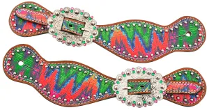 Showman Chevron Spur Straps
