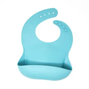 Silicone Bib - Aquamarine