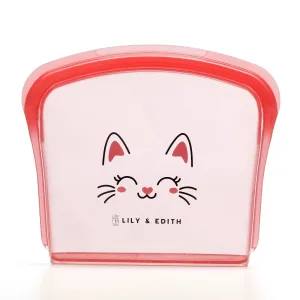 Silicone Reusable Sandwich Bag | Cat