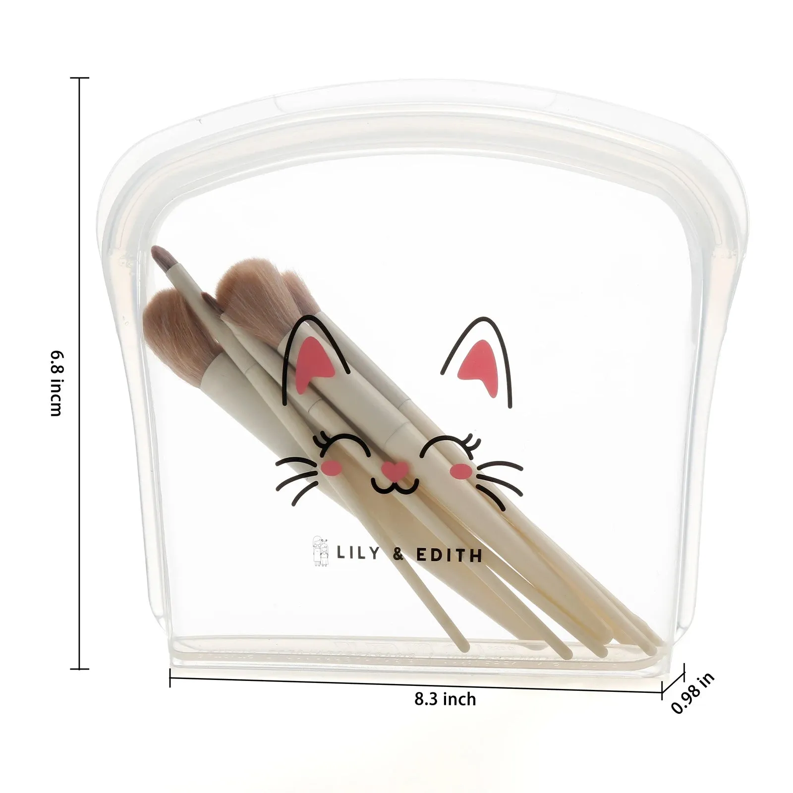 Silicone Reusable Sandwich Bag | Cat