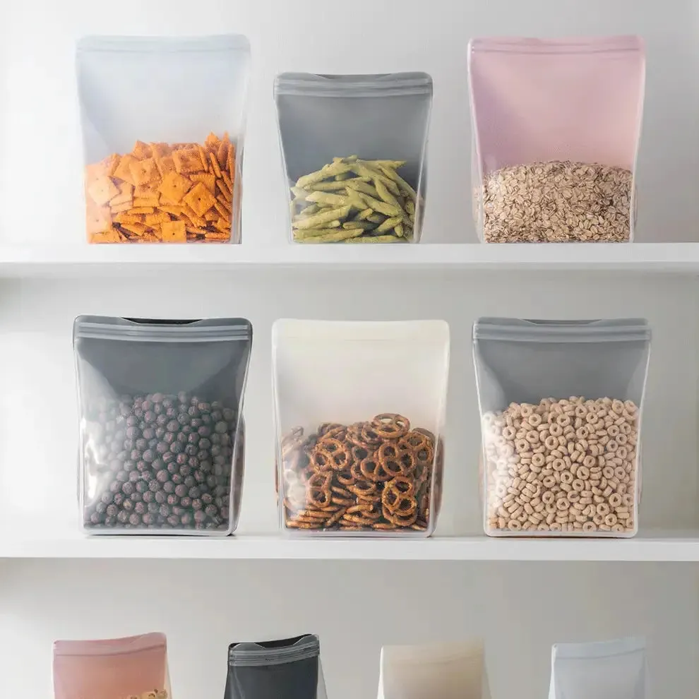 Silicone Reusable Storage Bag-50oz - Mint